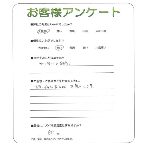 お客様レビュー