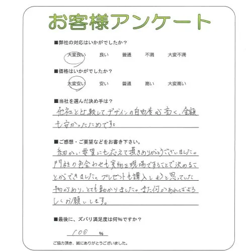 お客様レビュー