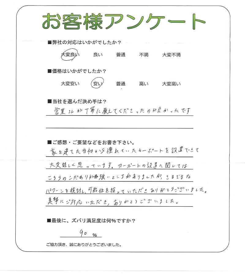 お客様レビュー