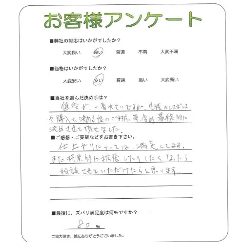 お客様レビュー