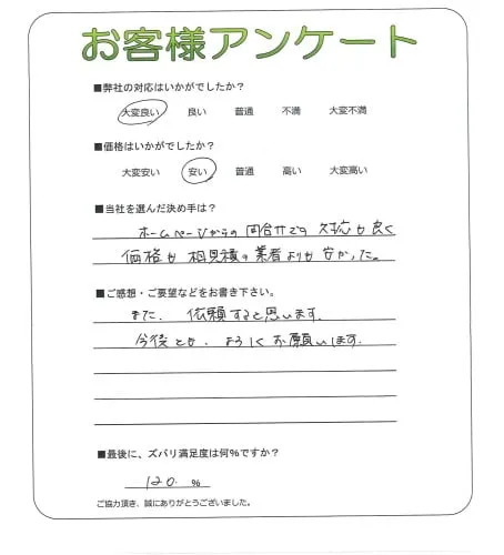 お客様レビュー