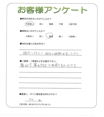 お客様レビュー