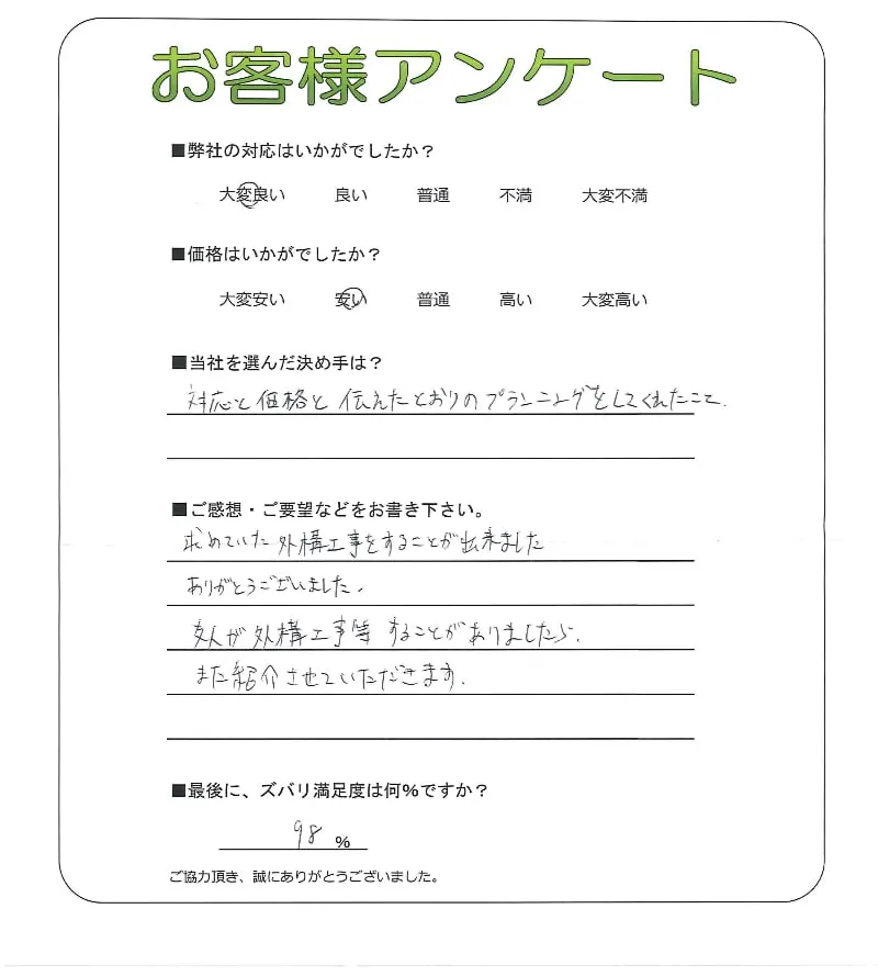 お客様レビュー