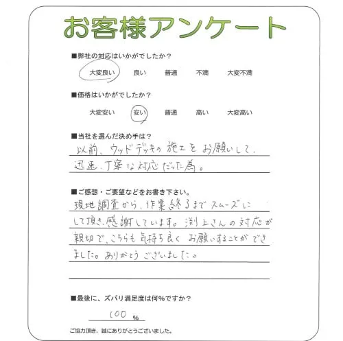お客様レビュー