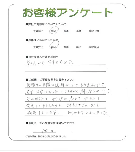 お客様レビュー