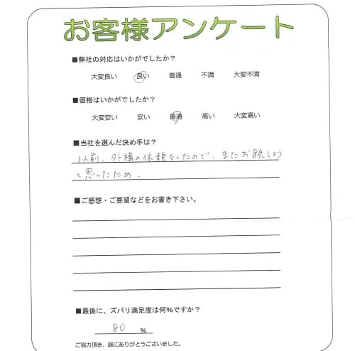 お客様レビュー