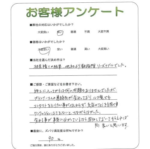 お客様レビュー