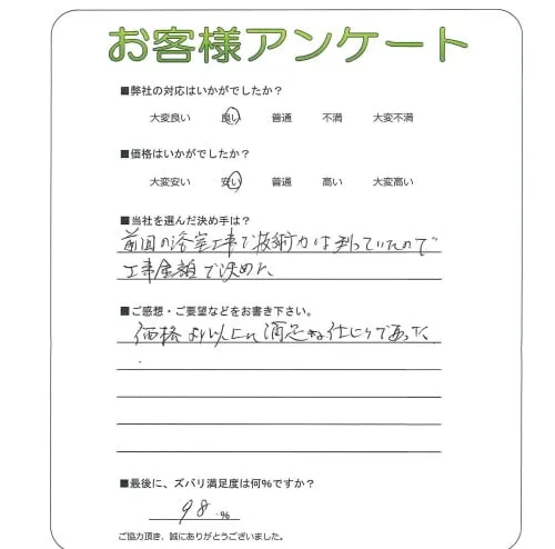 お客様レビュー