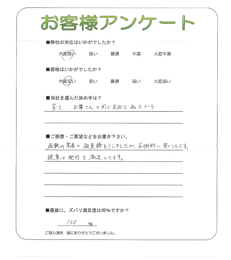 お客様レビュー