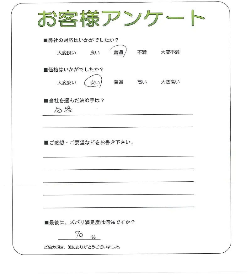 お客様レビュー