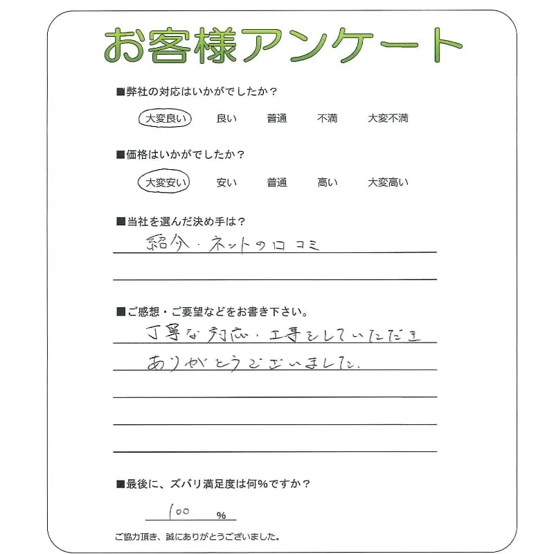 お客様レビュー