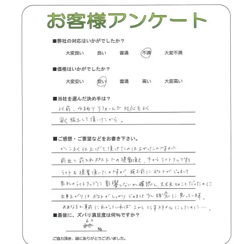 お客様レビュー