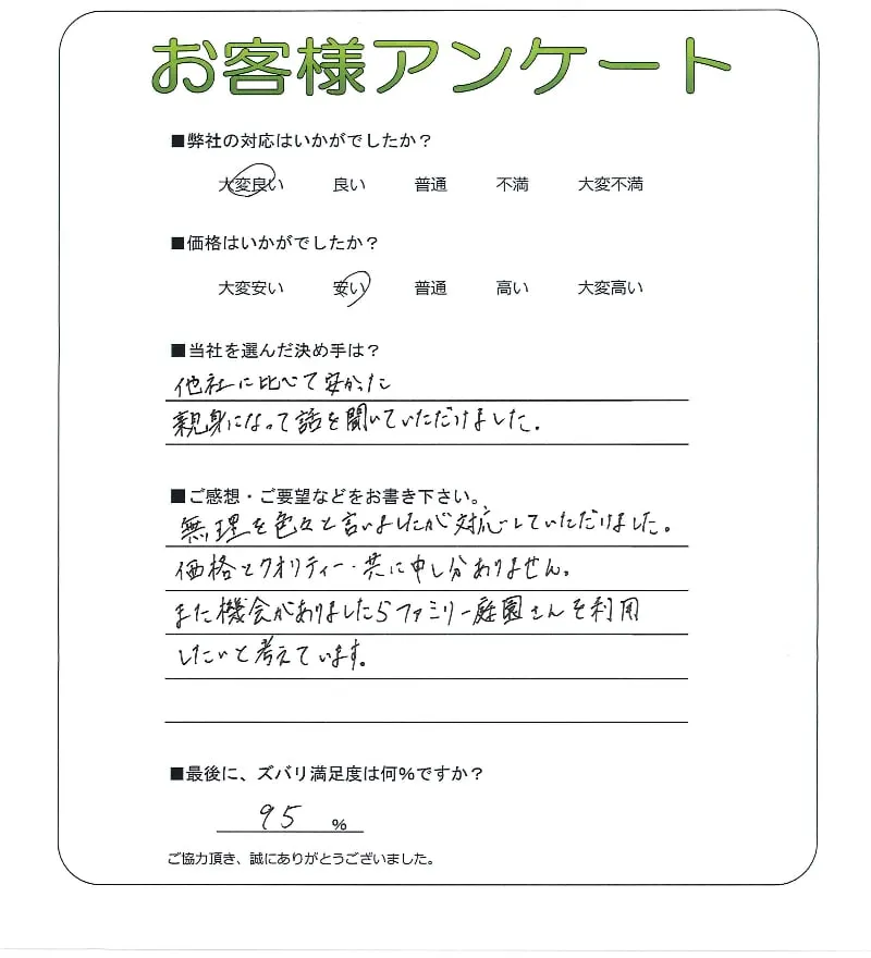 お客様レビュー
