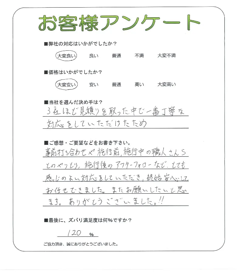 お客様レビュー