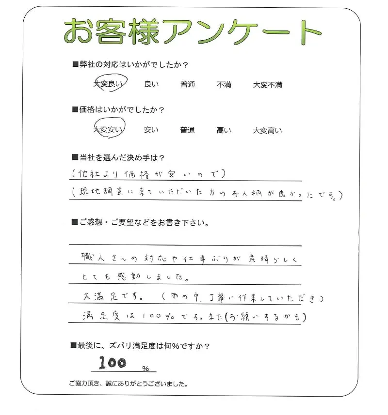 お客様レビュー