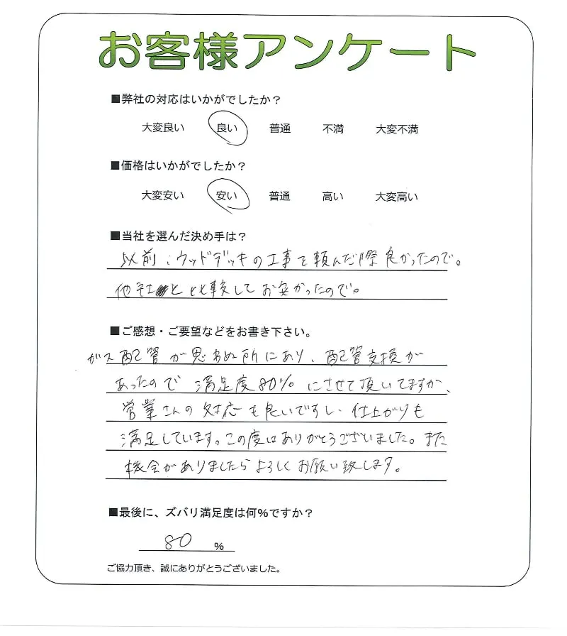 お客様レビュー