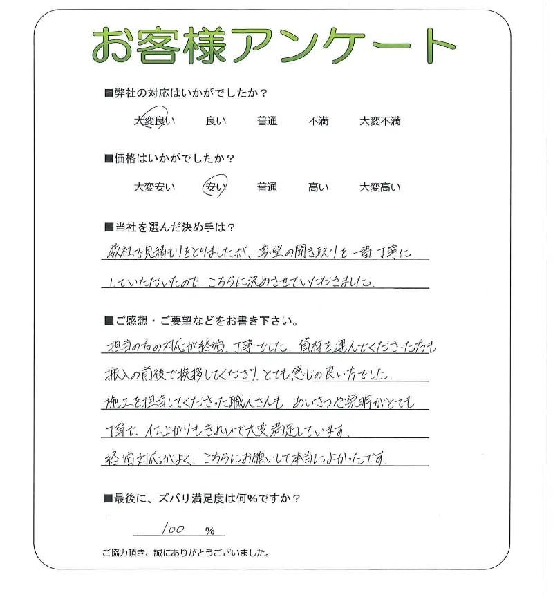 お客様レビュー