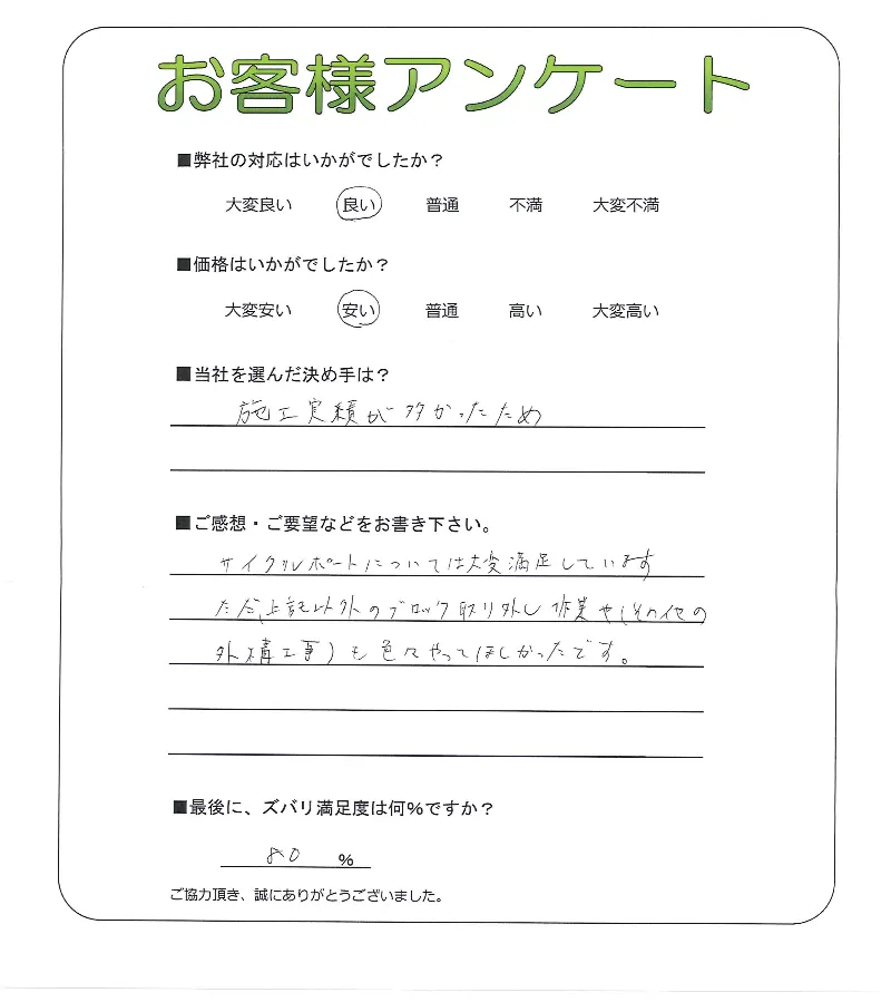 お客様レビュー