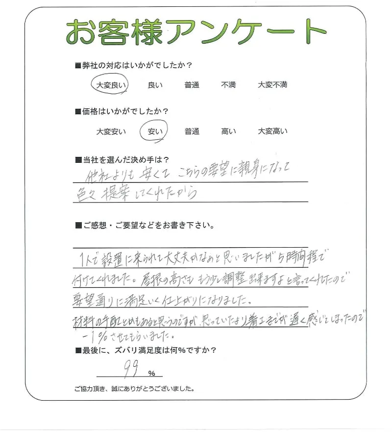 お客様レビュー