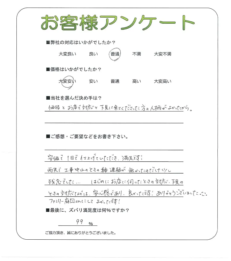 お客様レビュー