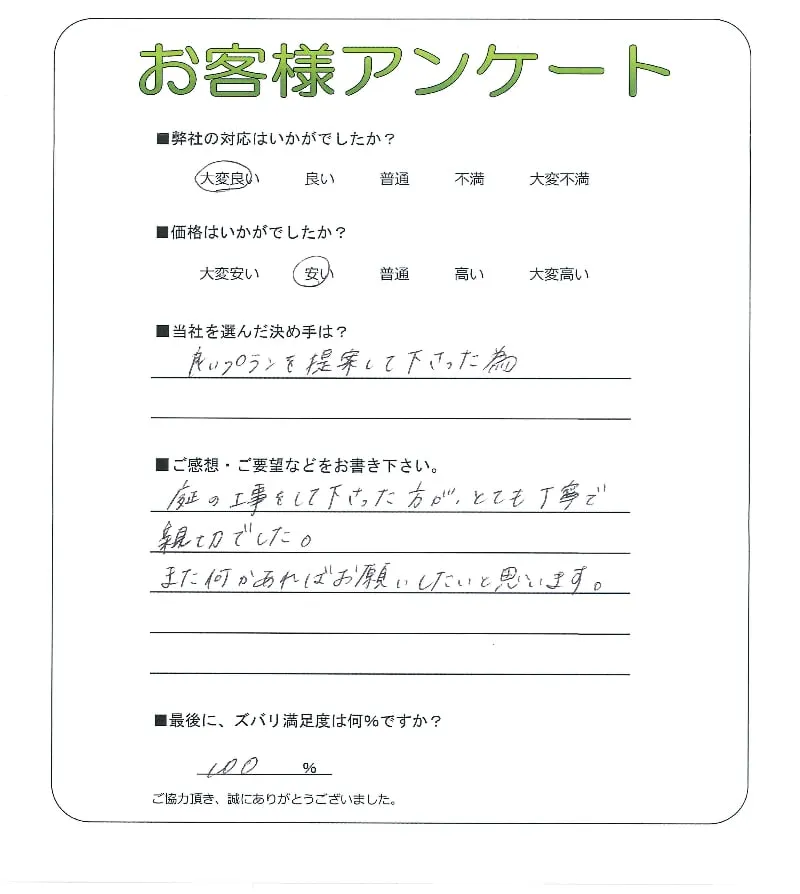 お客様レビュー