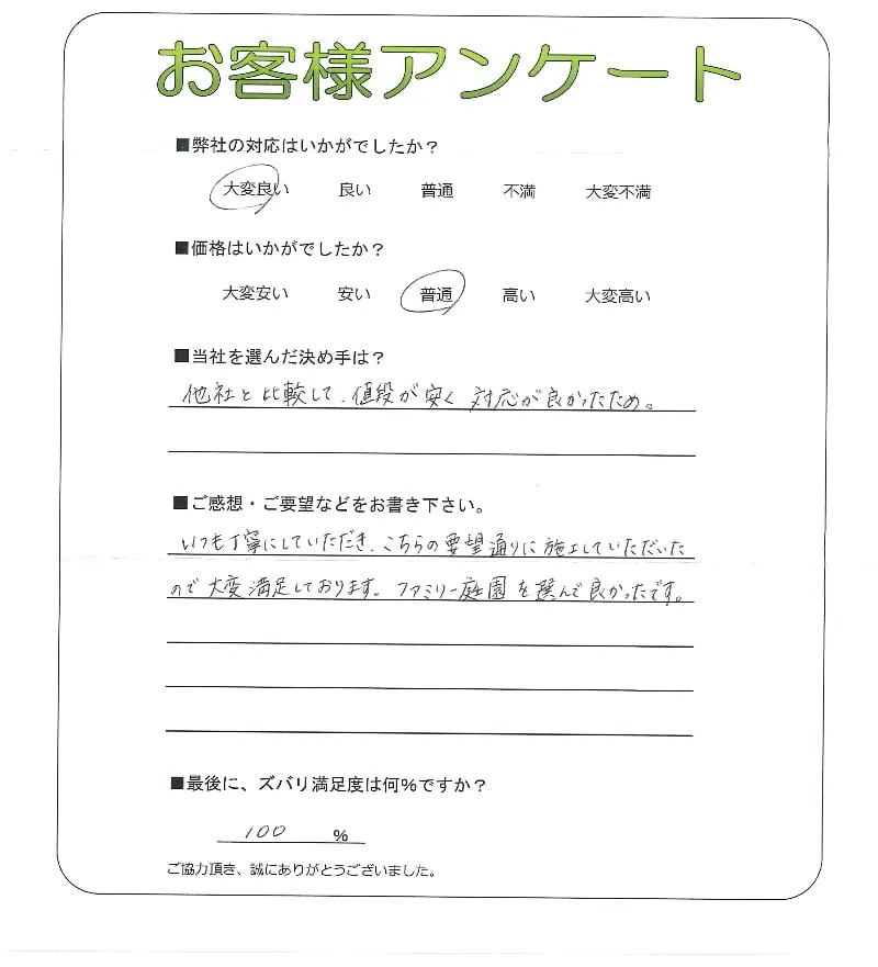 お客様レビュー