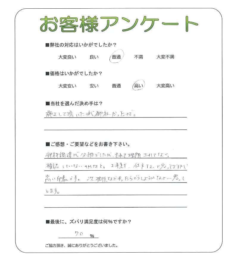 お客様レビュー