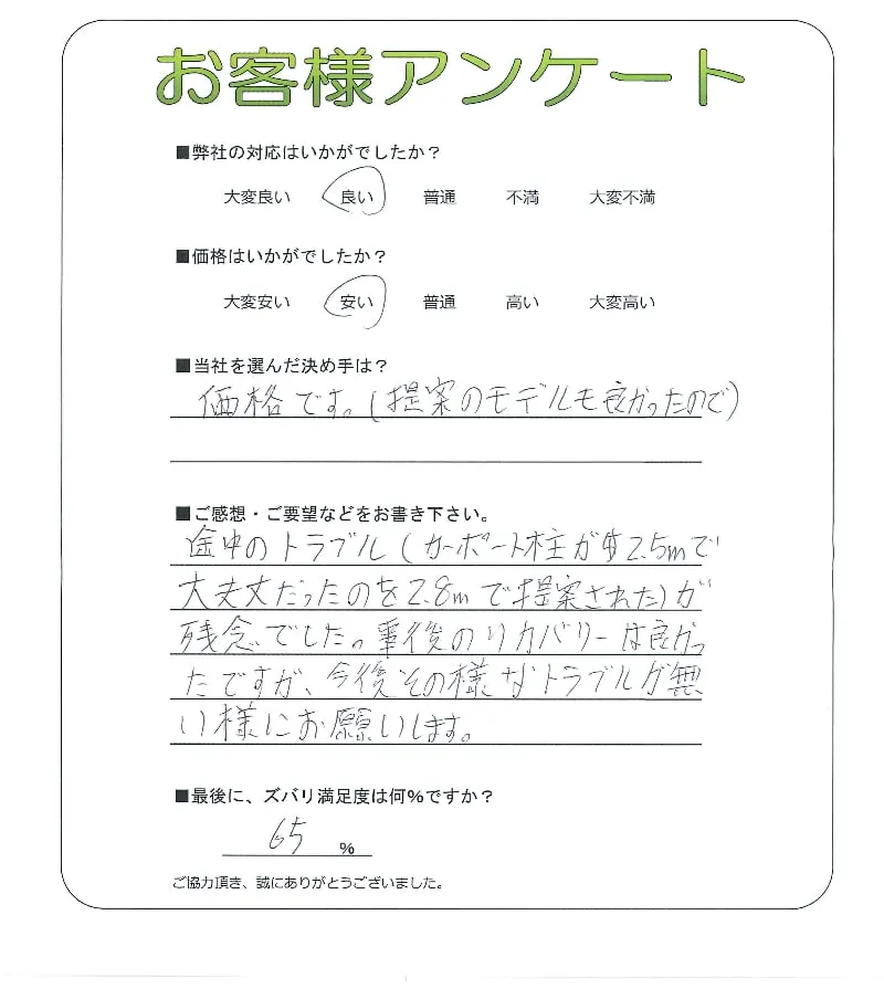 お客様レビュー
