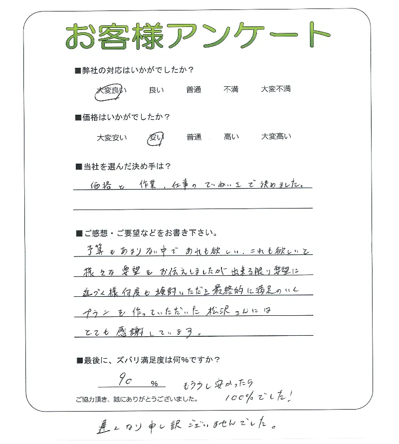 お客様レビュー