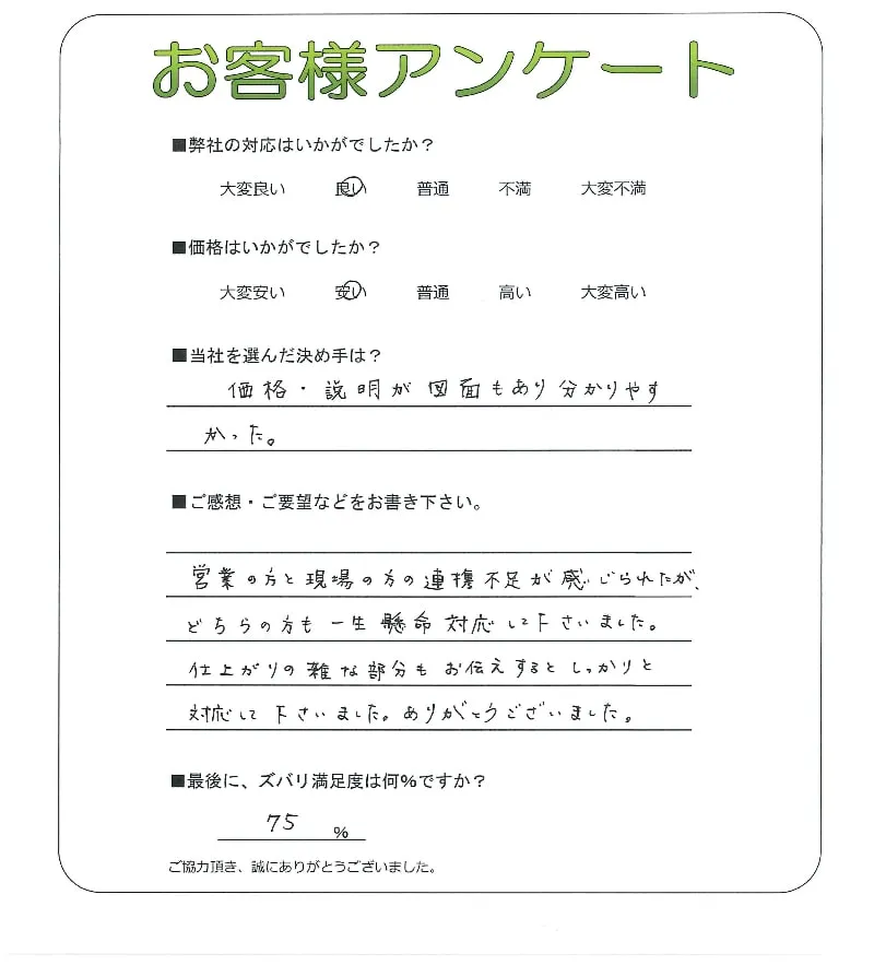 お客様レビュー