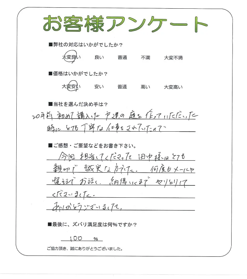 お客様レビュー