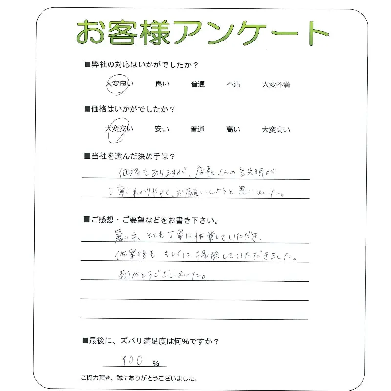 お客様レビュー