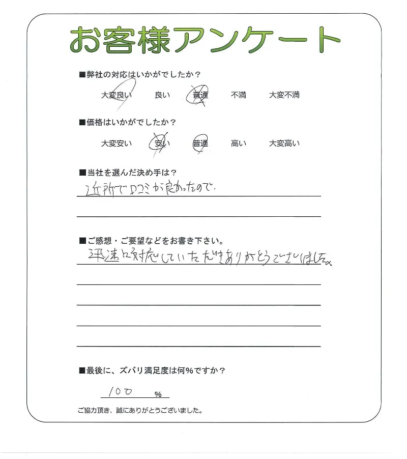 お客様レビュー