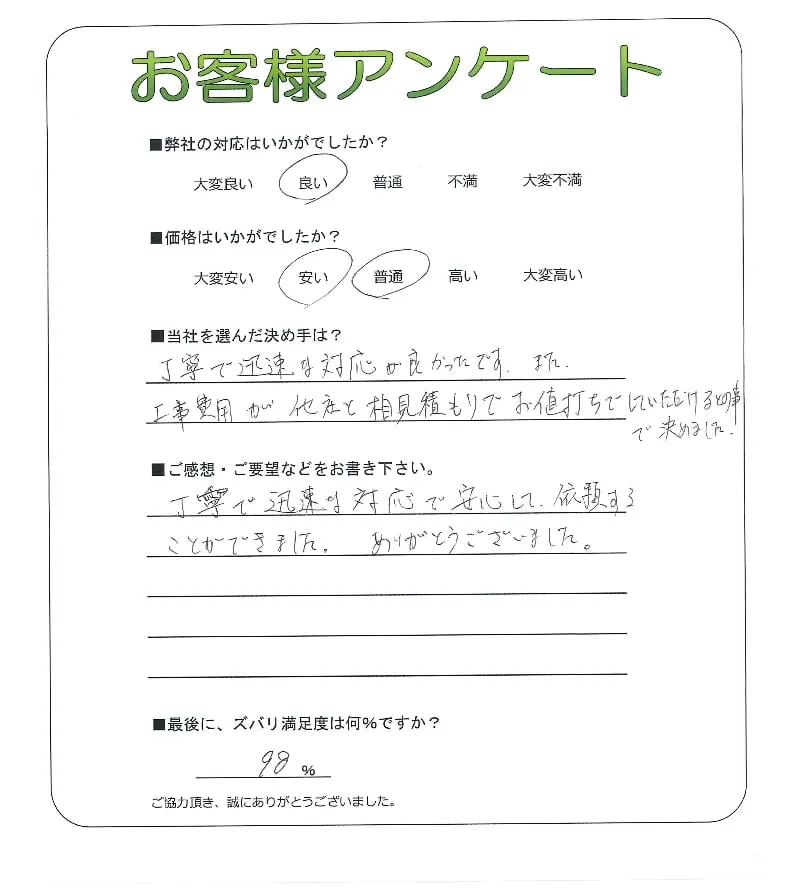 お客様レビュー