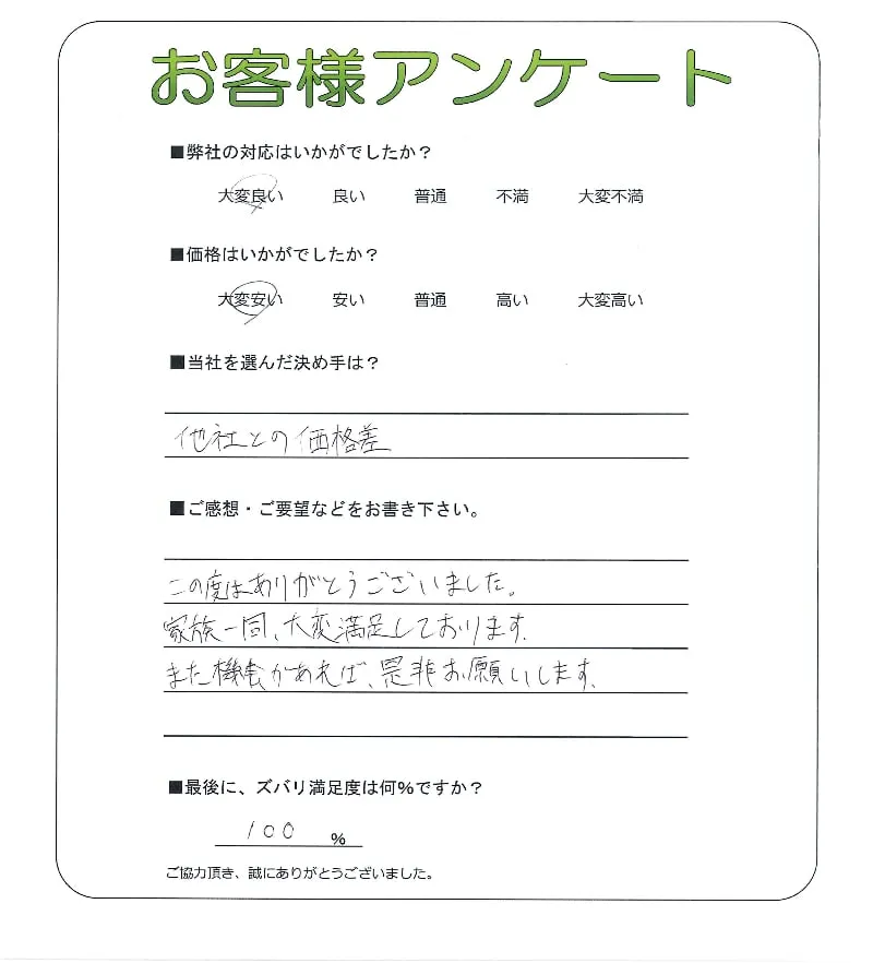 お客様レビュー