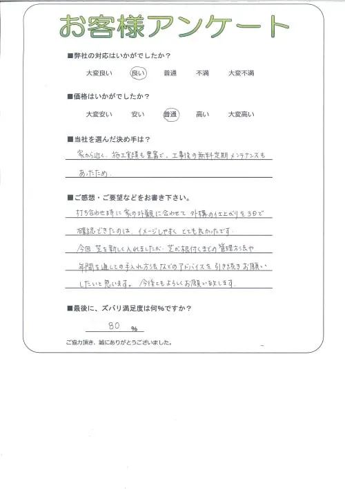 お客様レビュー