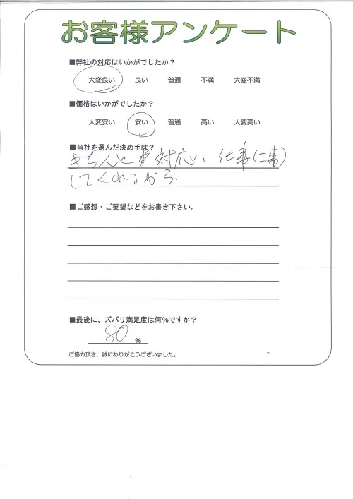 お客様レビュー