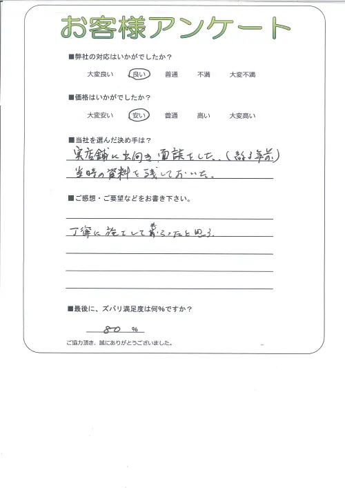 お客様レビュー