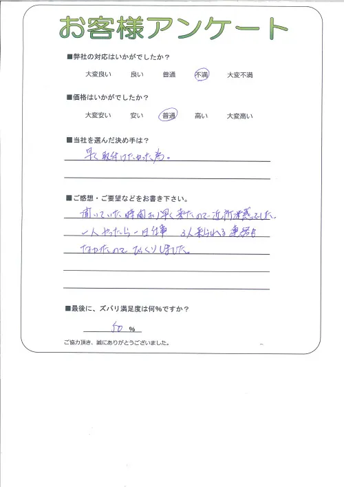 お客様レビュー