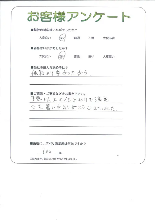 お客様レビュー