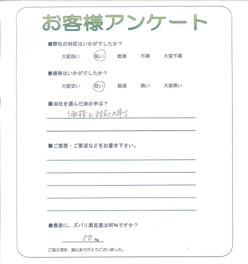 お客様レビュー