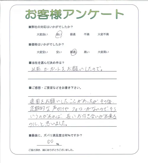 お客様レビュー