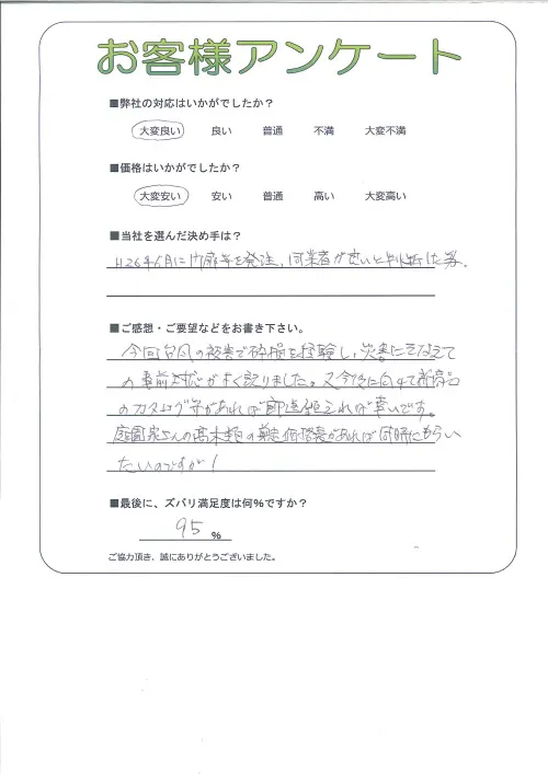 お客様レビュー