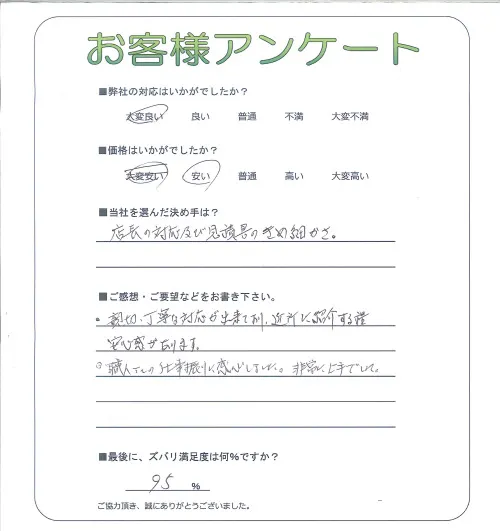 お客様レビュー