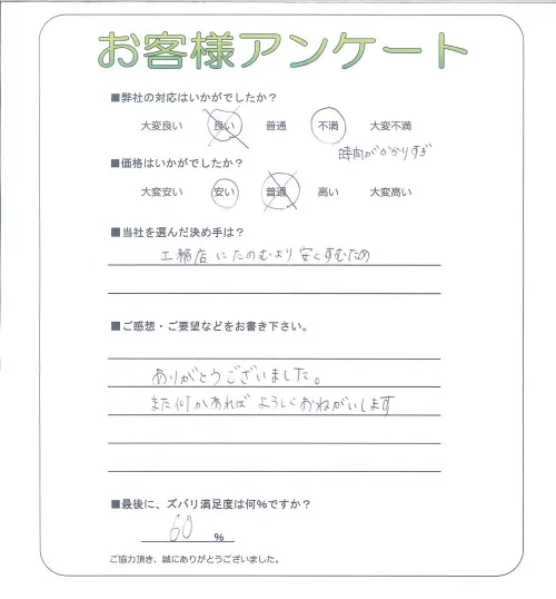 お客様レビュー