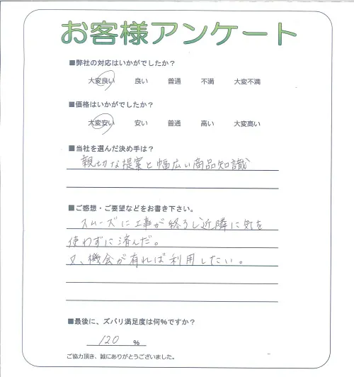 お客様レビュー