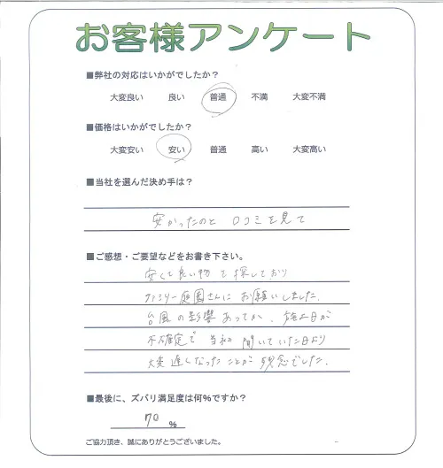 お客様レビュー