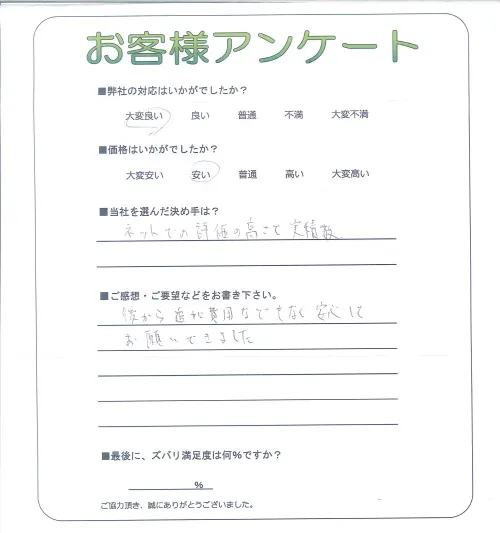 お客様レビュー