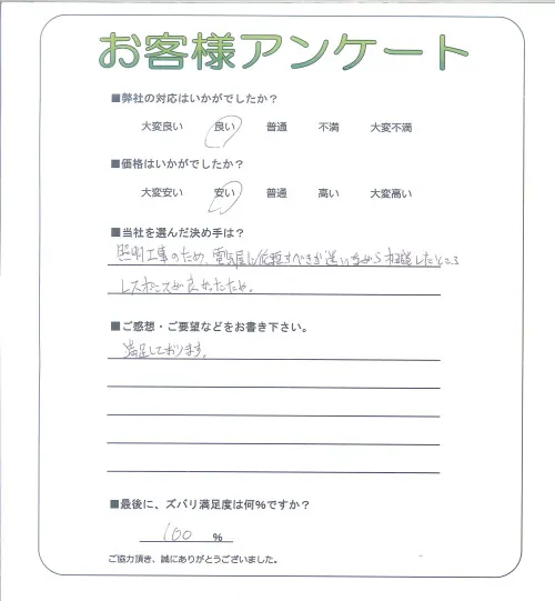 お客様レビュー