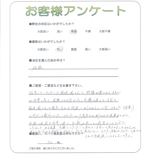 お客様レビュー